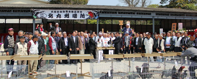 集合写真　北九州日本鶏品評会